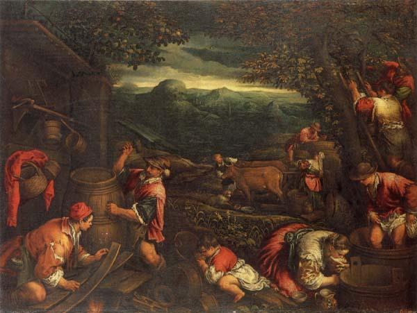 Francesco Bassano the younger Autumn oil painting image